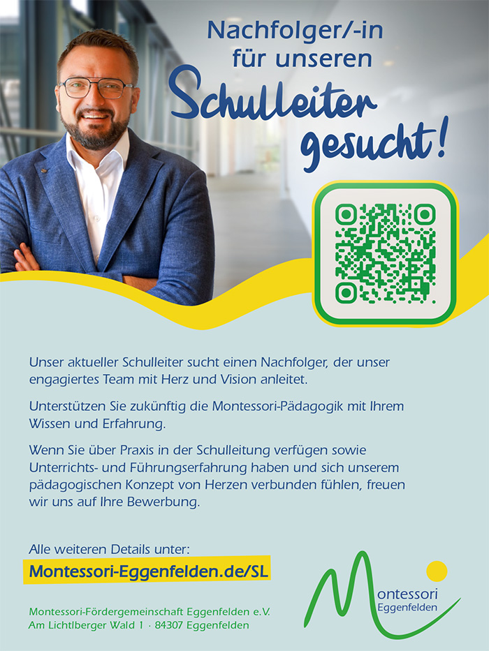 Stellenanzeige Montessori-Schule