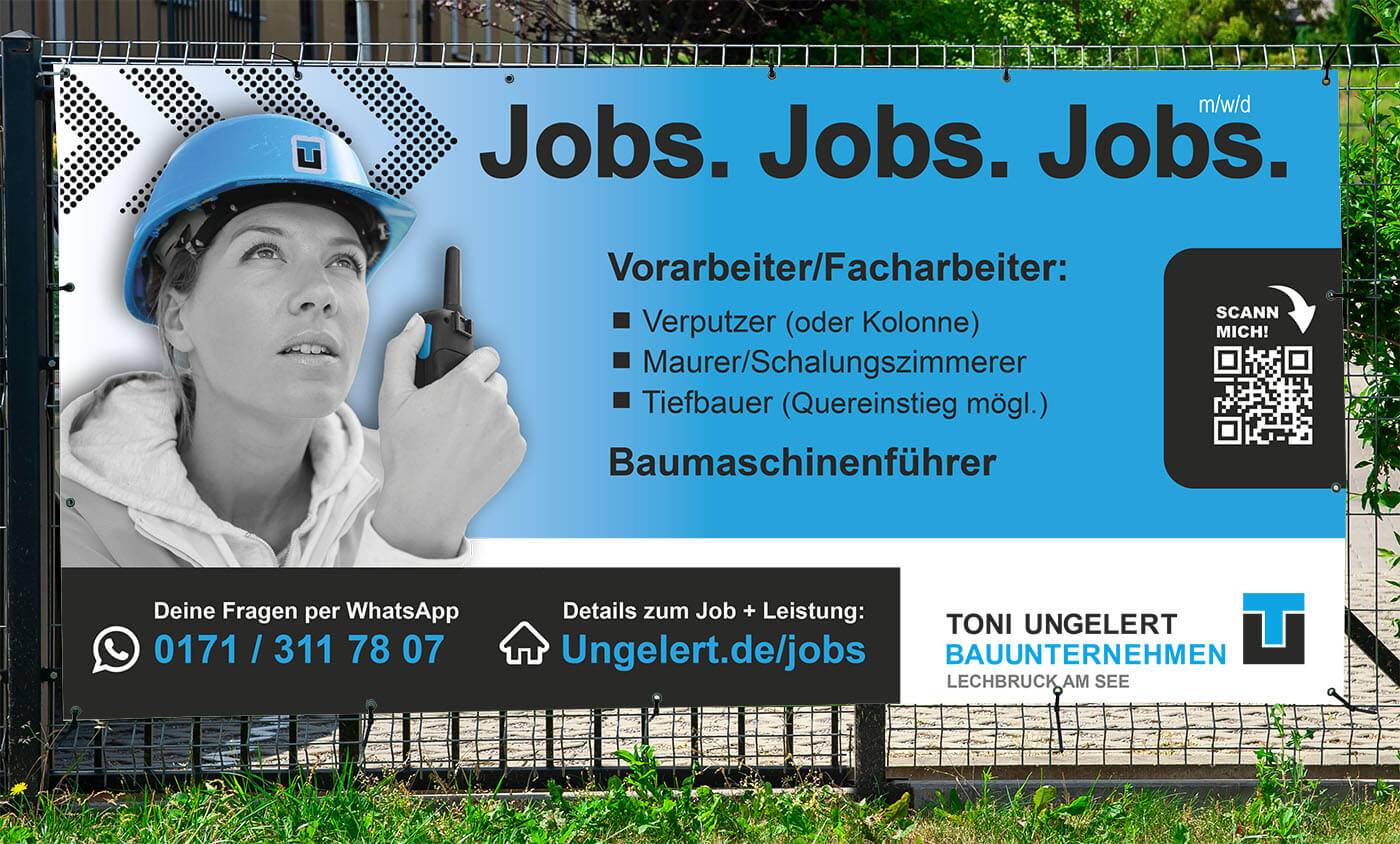 Mitarbeiter erfolgreich finden – Bauzaun