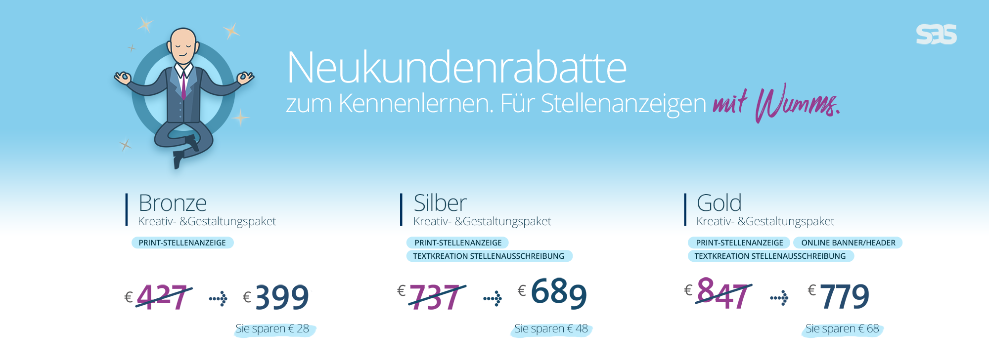 Preise Stellenanzeigengestaltung