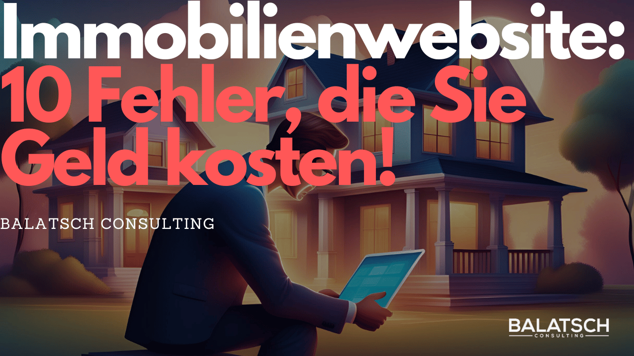 10 häufige Fehler beim Erstellen einer Immobilienwebsite