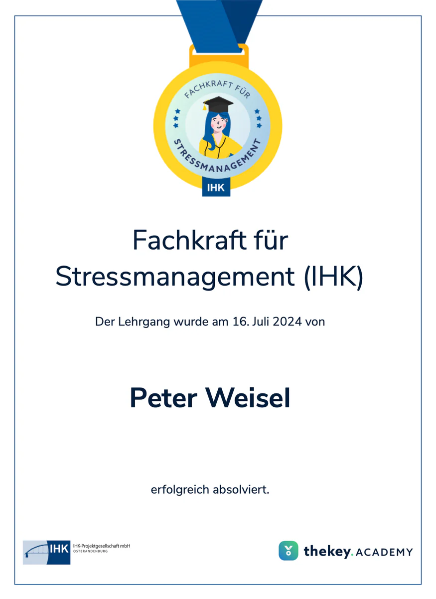 Fachkraft für Stressmanagement IHK
