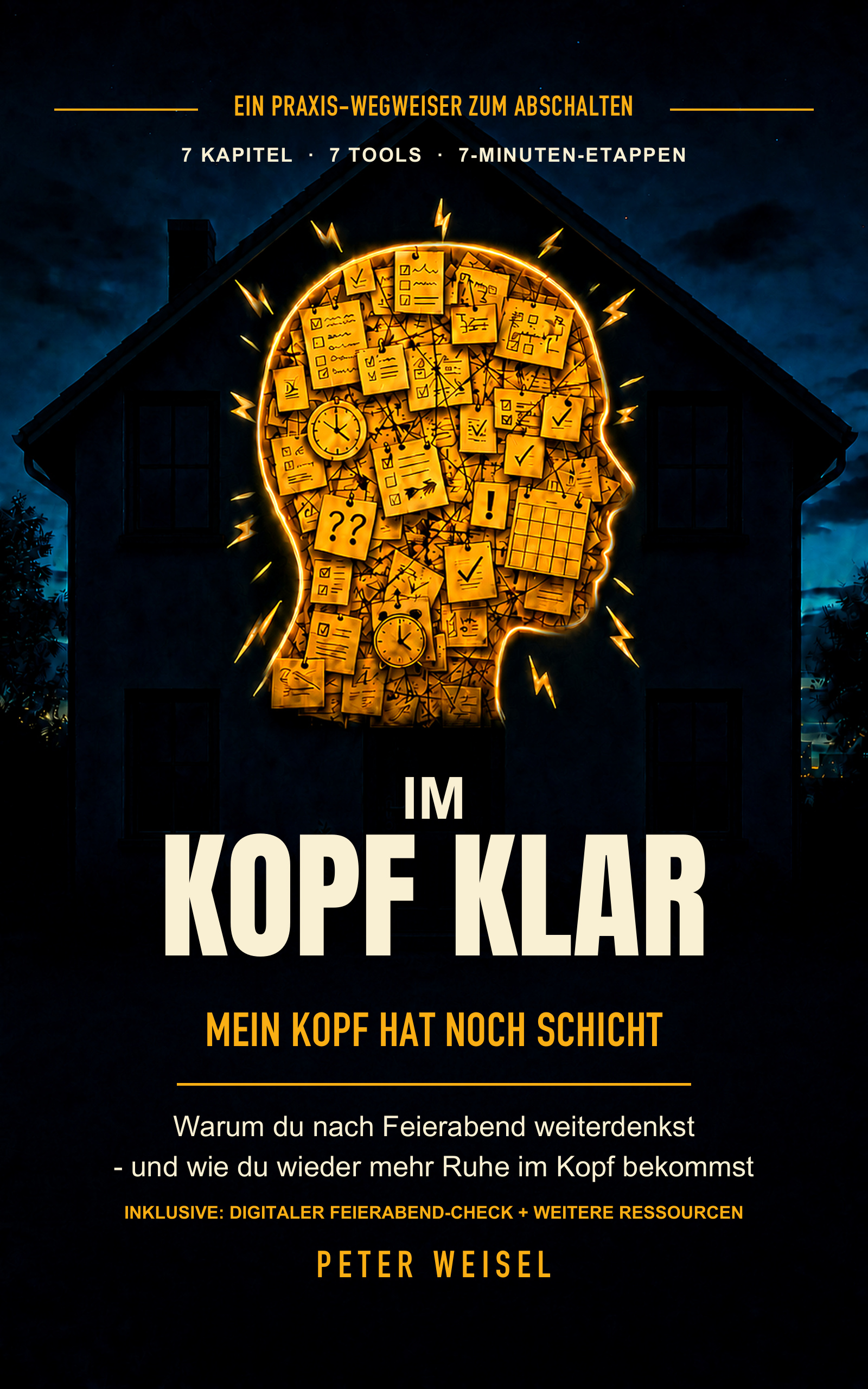 Cover des Buches IM KOPF KLAR – Mein Kopf hat noch Schicht von Peter Weisel