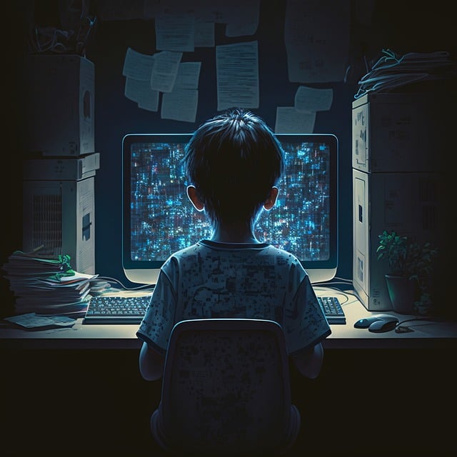 image of child hacker