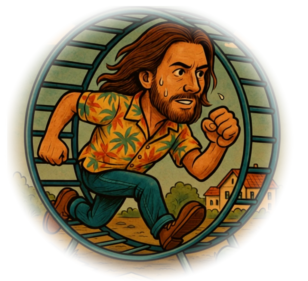 Philipp im Hamsterrad - Cartoon Style - transparent.webp
