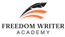 Logo Freedom Writer Academy schwarz.webp