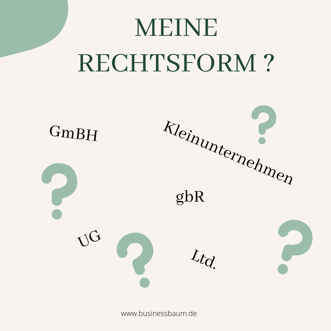 Rechtsformen verstehen und wählen