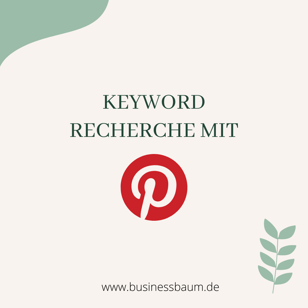 Nutze Pinerest zur Keyword Recherche