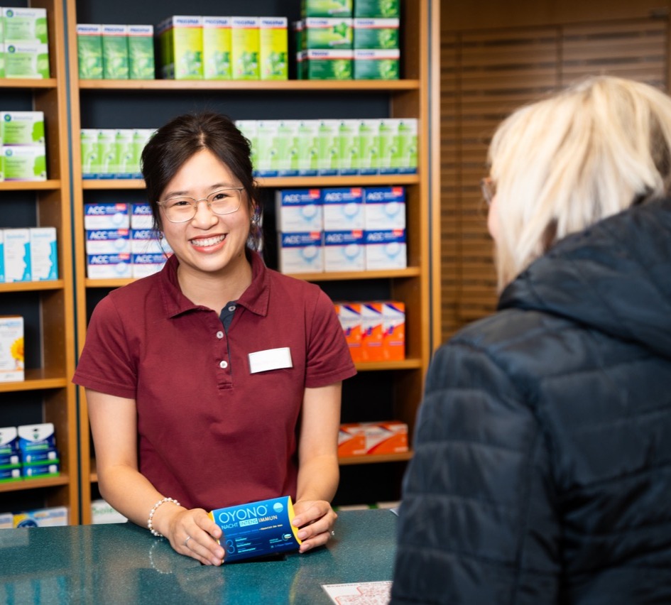 Mitarbeiterin im Verkauf