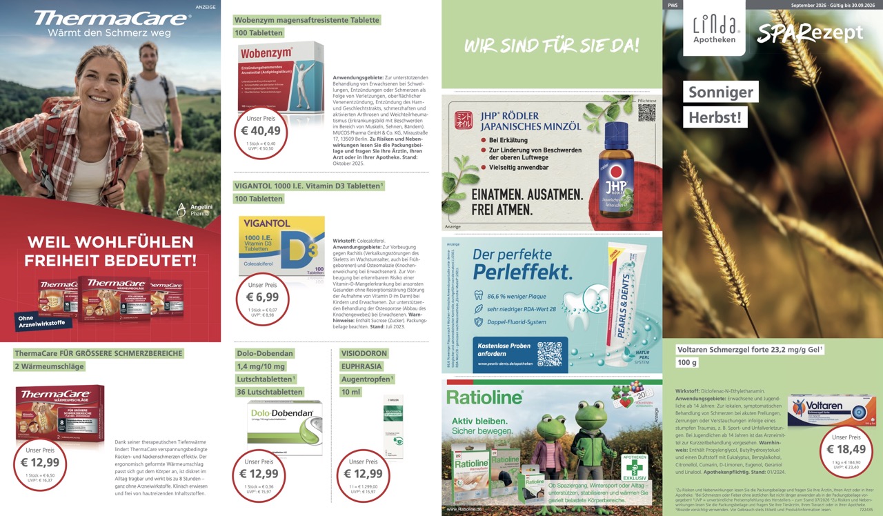 Vorschau Flyer - Vorder- und Rückseite