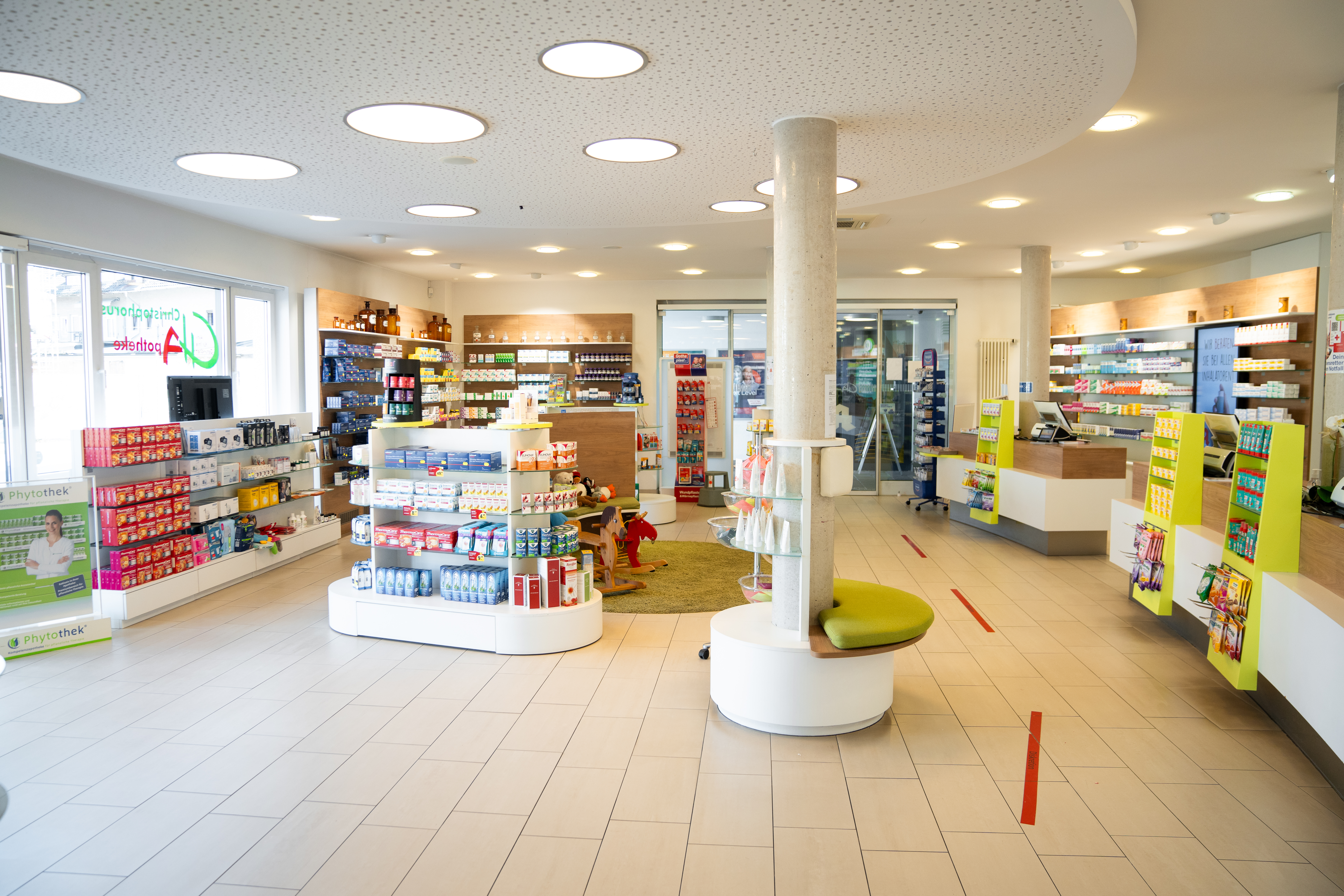 Innenraum der Apotheke