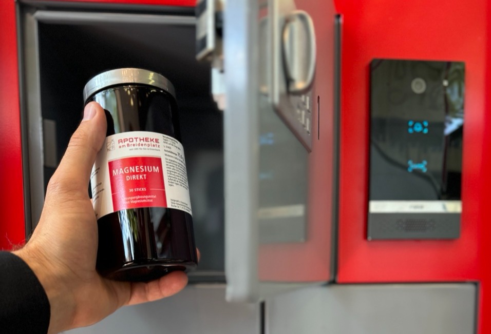 Abholstation der Apotheke am Breidenplatz