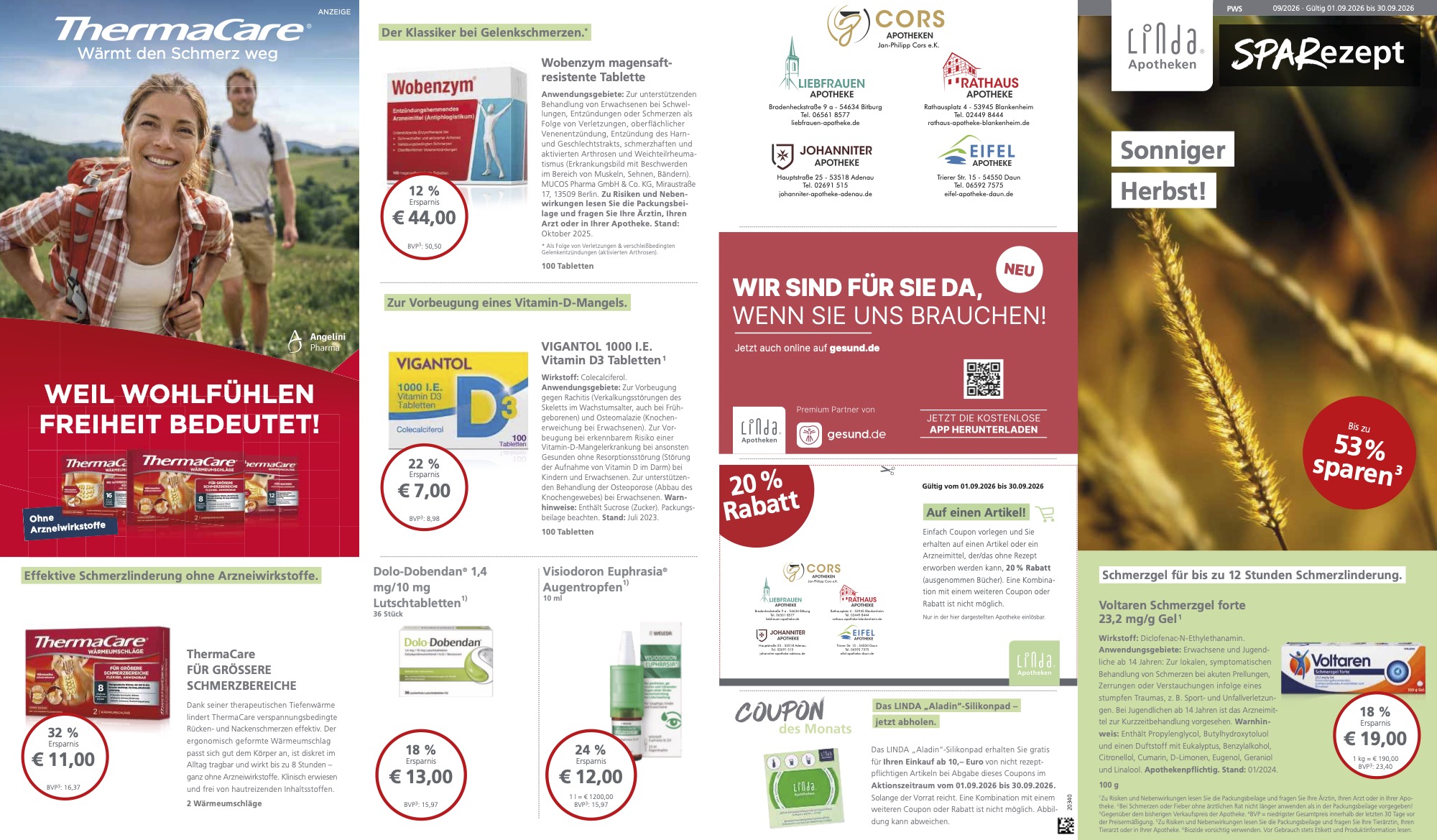 SPARezept der Cors Apotheken Seite 1