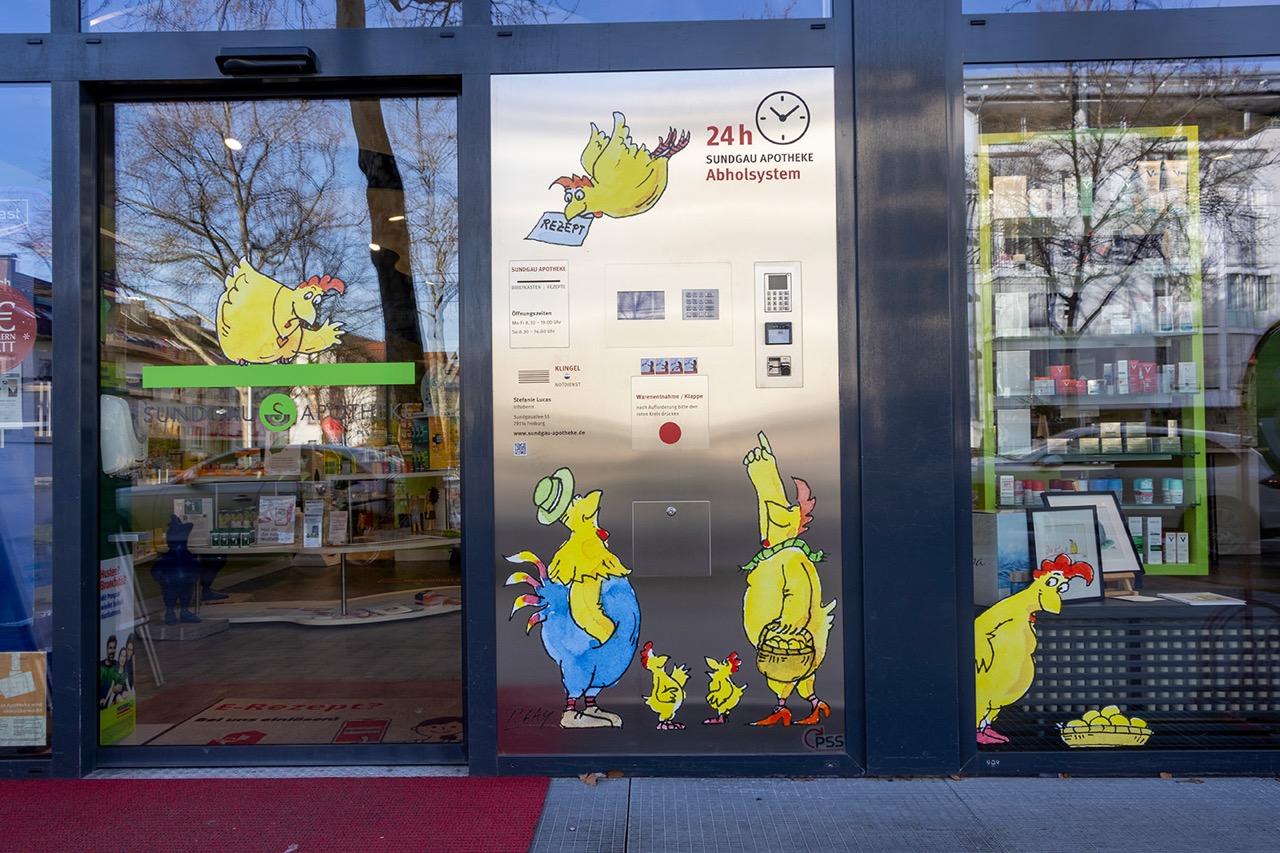 Der Abholterminal der Sundgau Apotheke