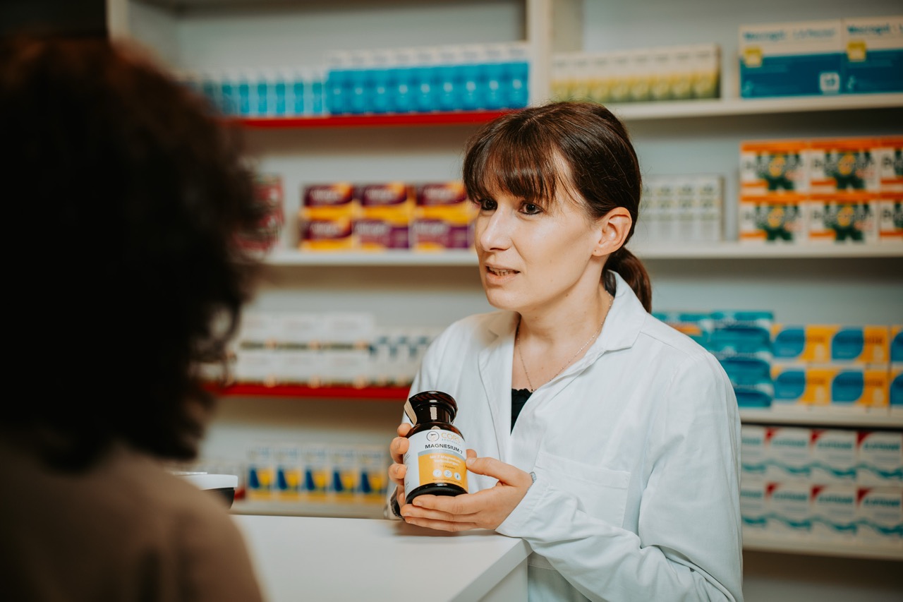 Mitarbeiterin bei der Mikronährstoffberatung