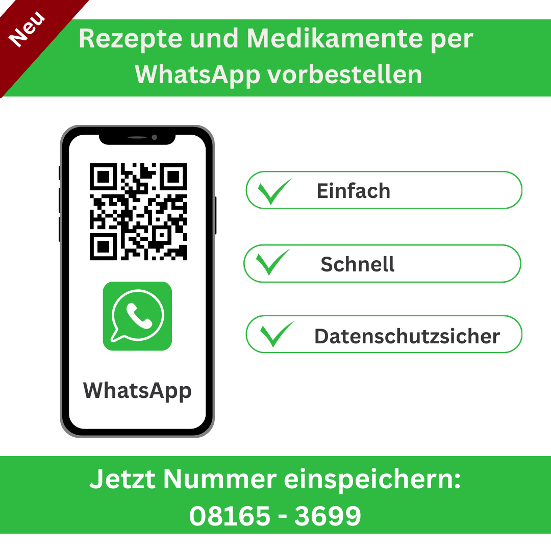 Rezepte und Medikamente vorbestellen per WhatsApp