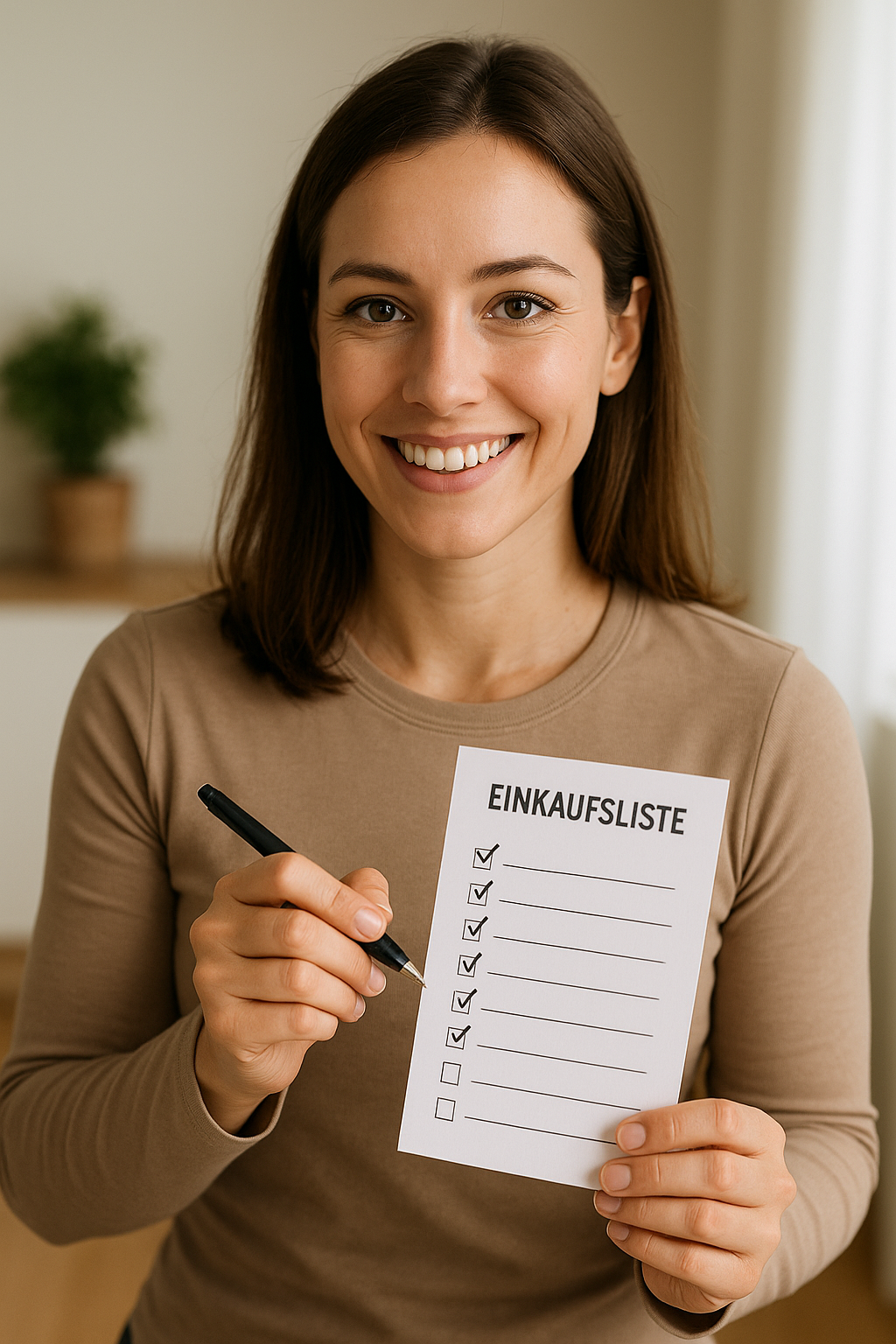 Gesunder Wochenplan + Einkaufsliste