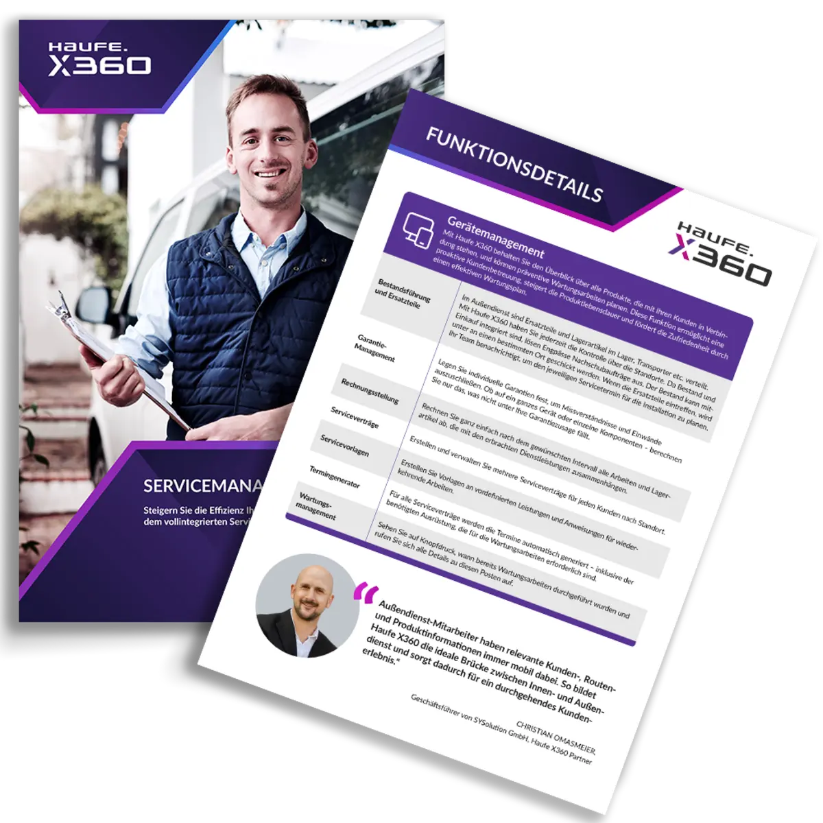 Moduldatenblatt Haufe X360 Servicemanagement