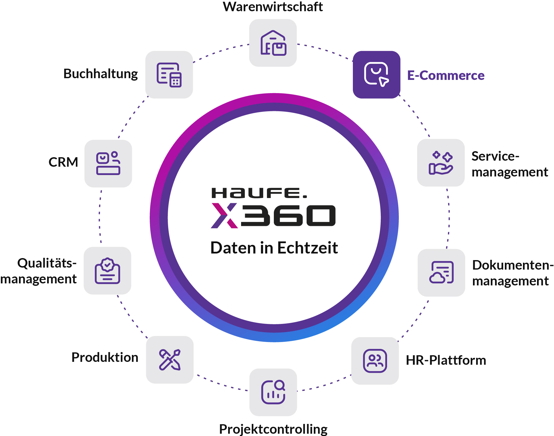 Modulgrafik Haufe X360 E-Commerce
