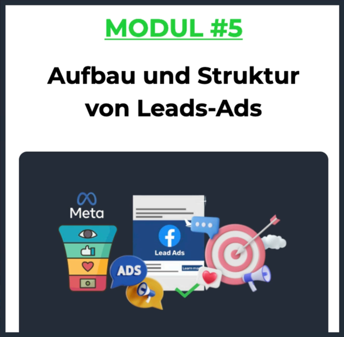 Modul #5 Aufbau und Struktur von Leads-Ads