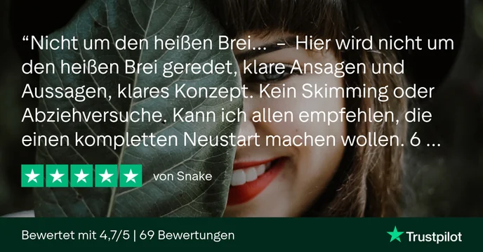 Trustpilot-Bewertung von Snake