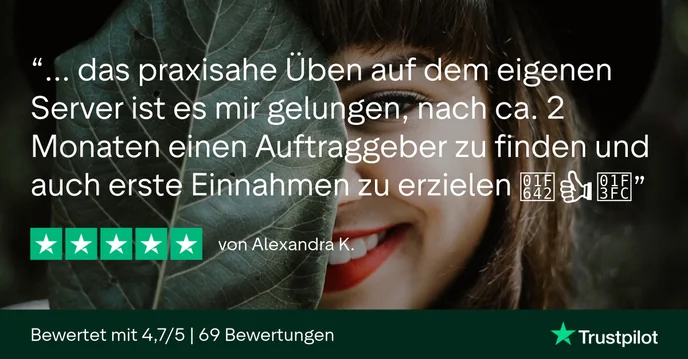 Trustpilot-Bewertung von Alexandra K.