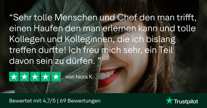 Trustpilot-Bewertung von Nora K.