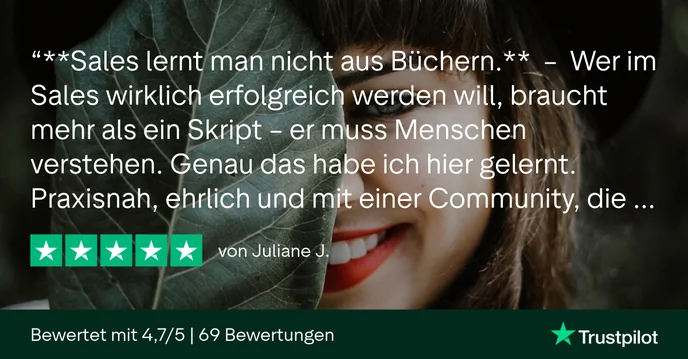 Trustpilot-Bewertung von Juliane J.