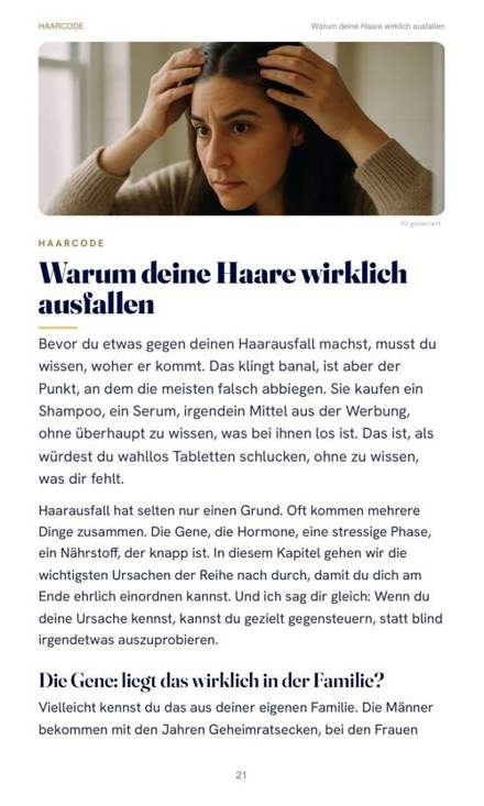 Warum Haare ausfallen
