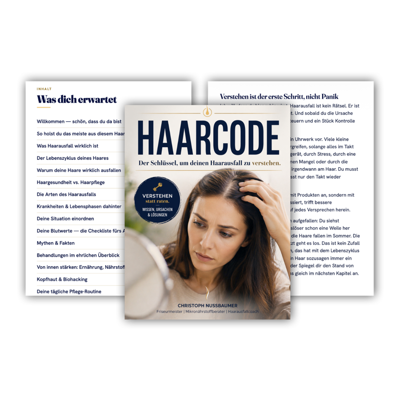 Der Haarcode – Vorschau (KI-Bild am Cover)