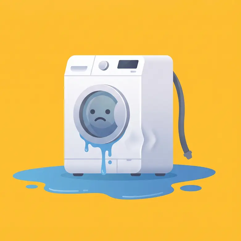 Undichte Waschmaschine