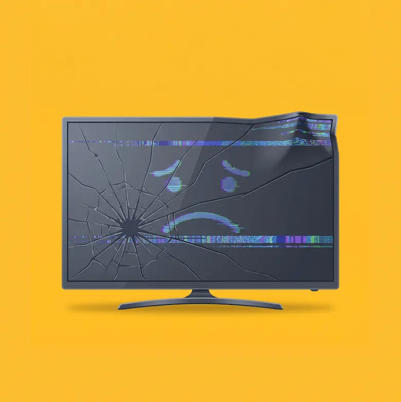 Defekter Fernseher