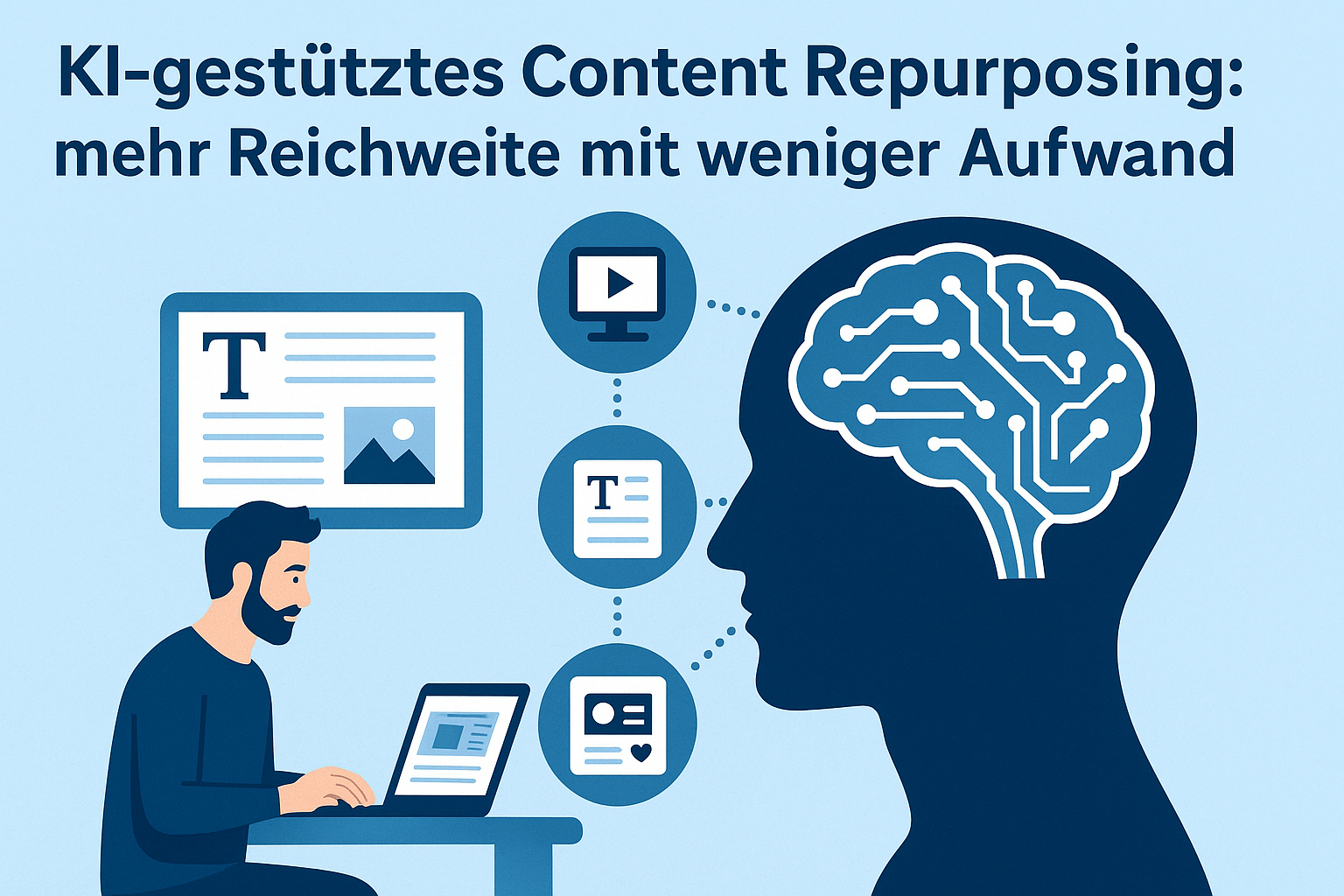 KI Content Repurposing: Mehr Reichweite mit weniger Aufwand