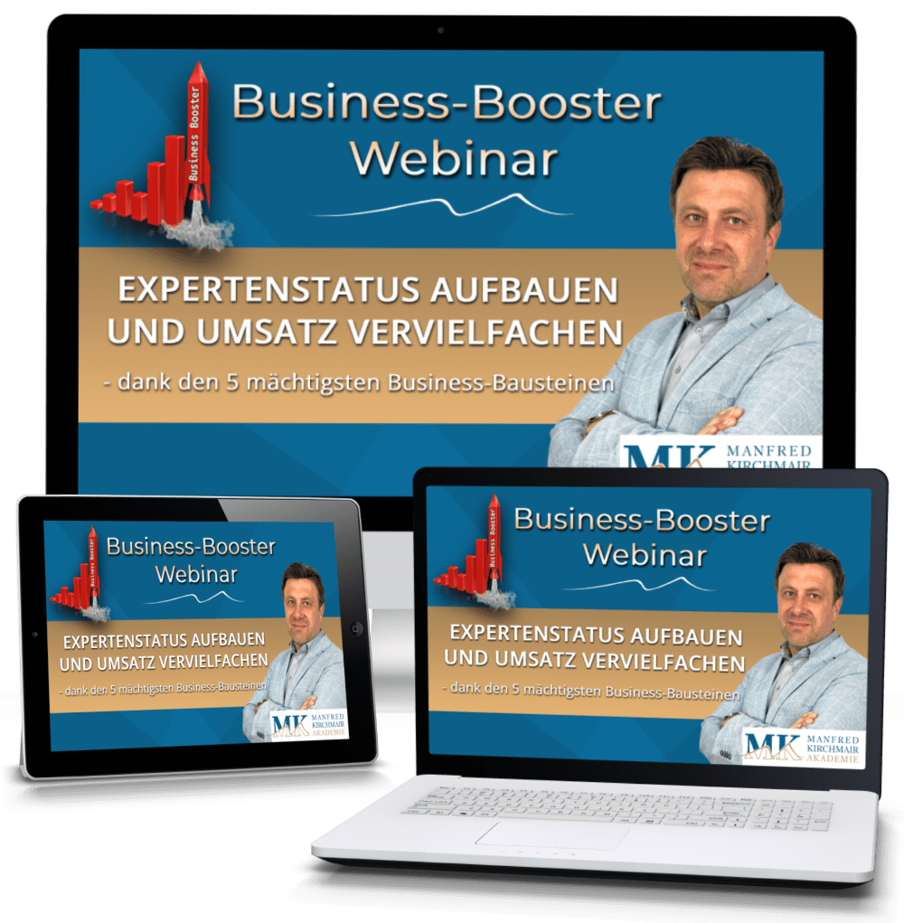Manfred Kirchmair - Business-Booster-Webinar