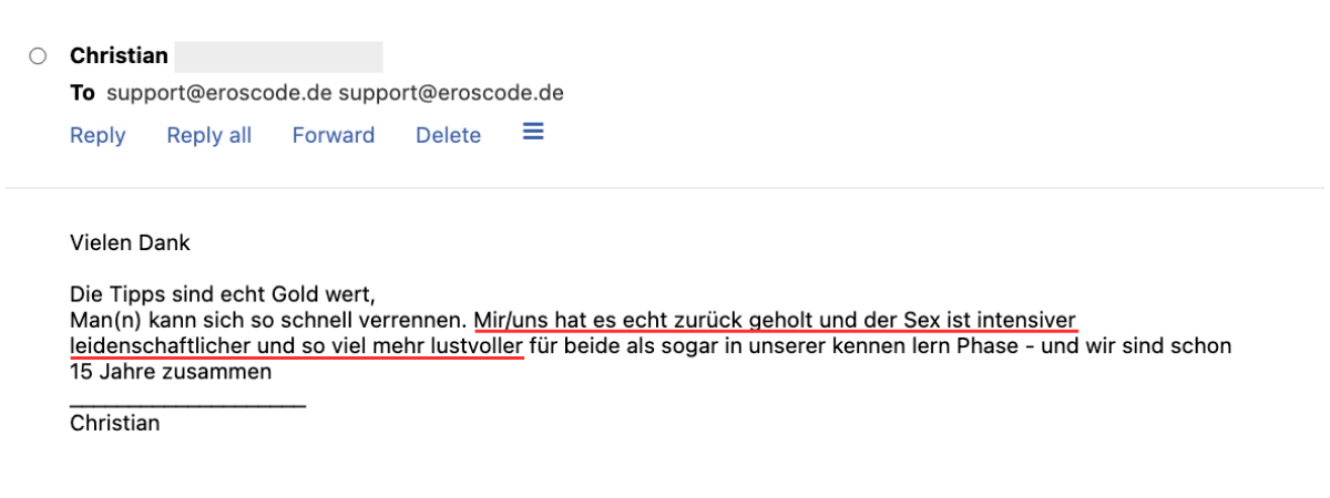 Kundenemail Martin