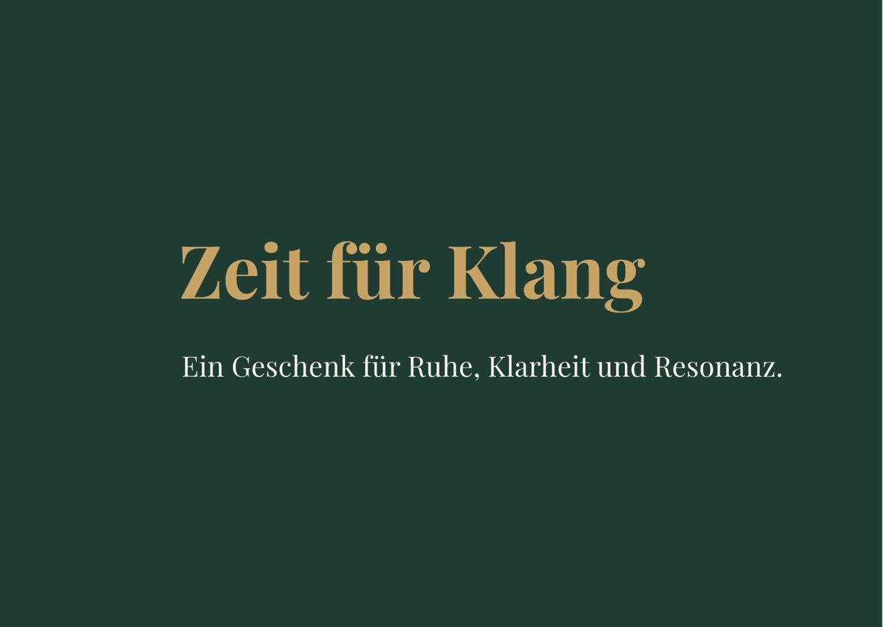 Geschenkgutschein Gongtherapie in Bernau – ruhige Einzelsession mit großem Gong