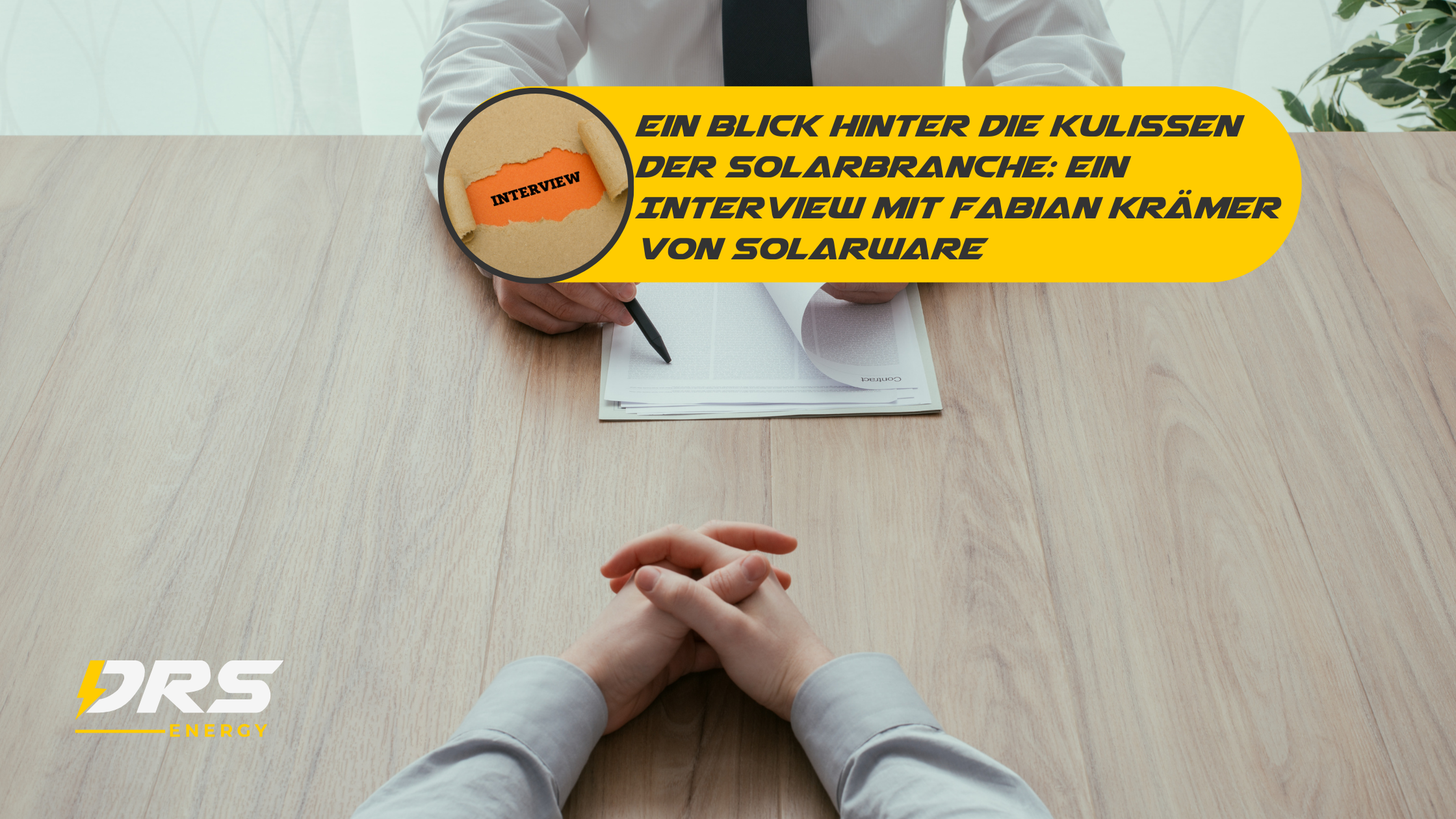 Ein Blick hinter die Kulissen der Solarbranche: Ein Interview mit Fabian Krämer von Solarware
