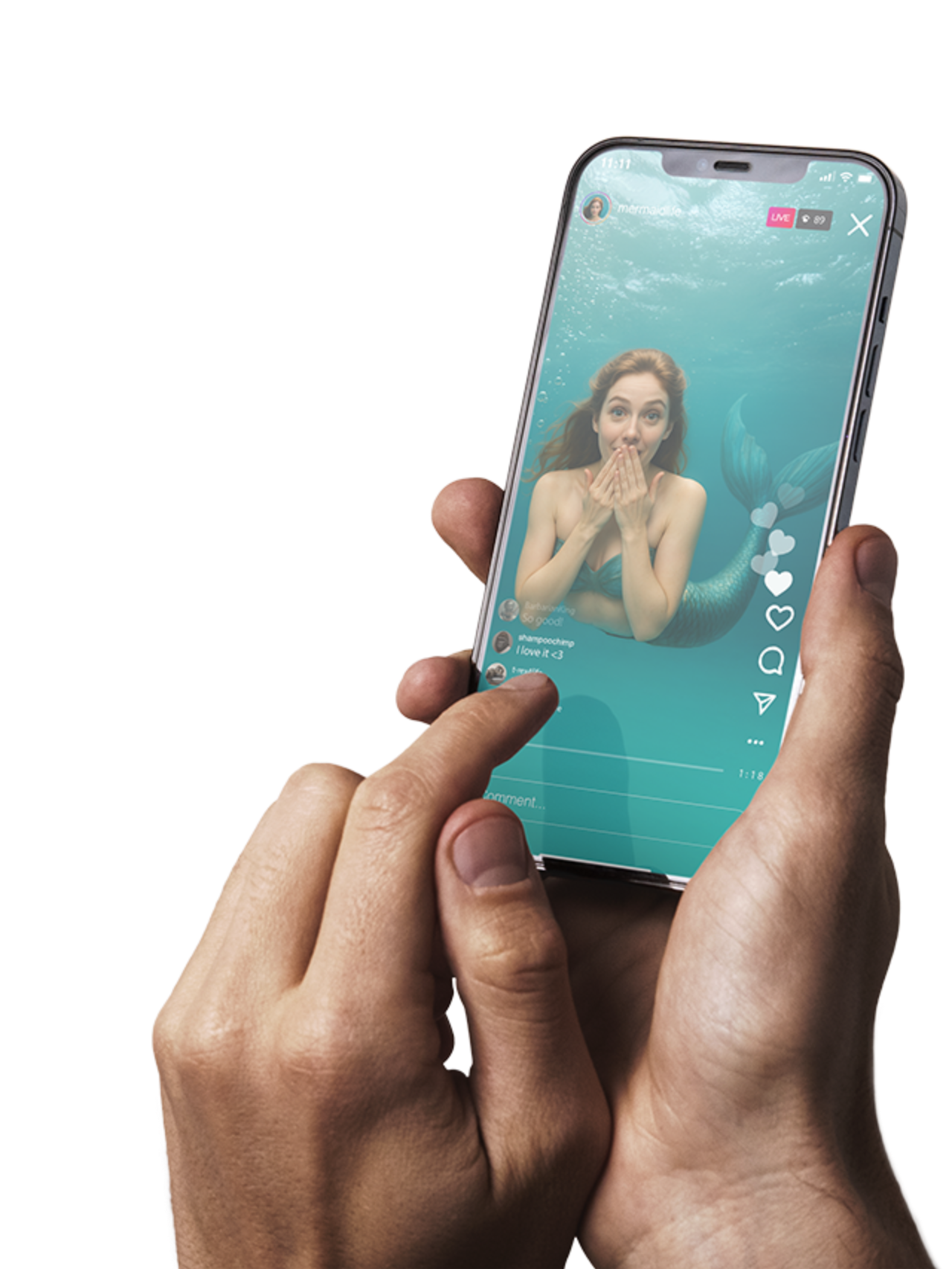 flavored aivideos landingpage iPhone mockup.png
