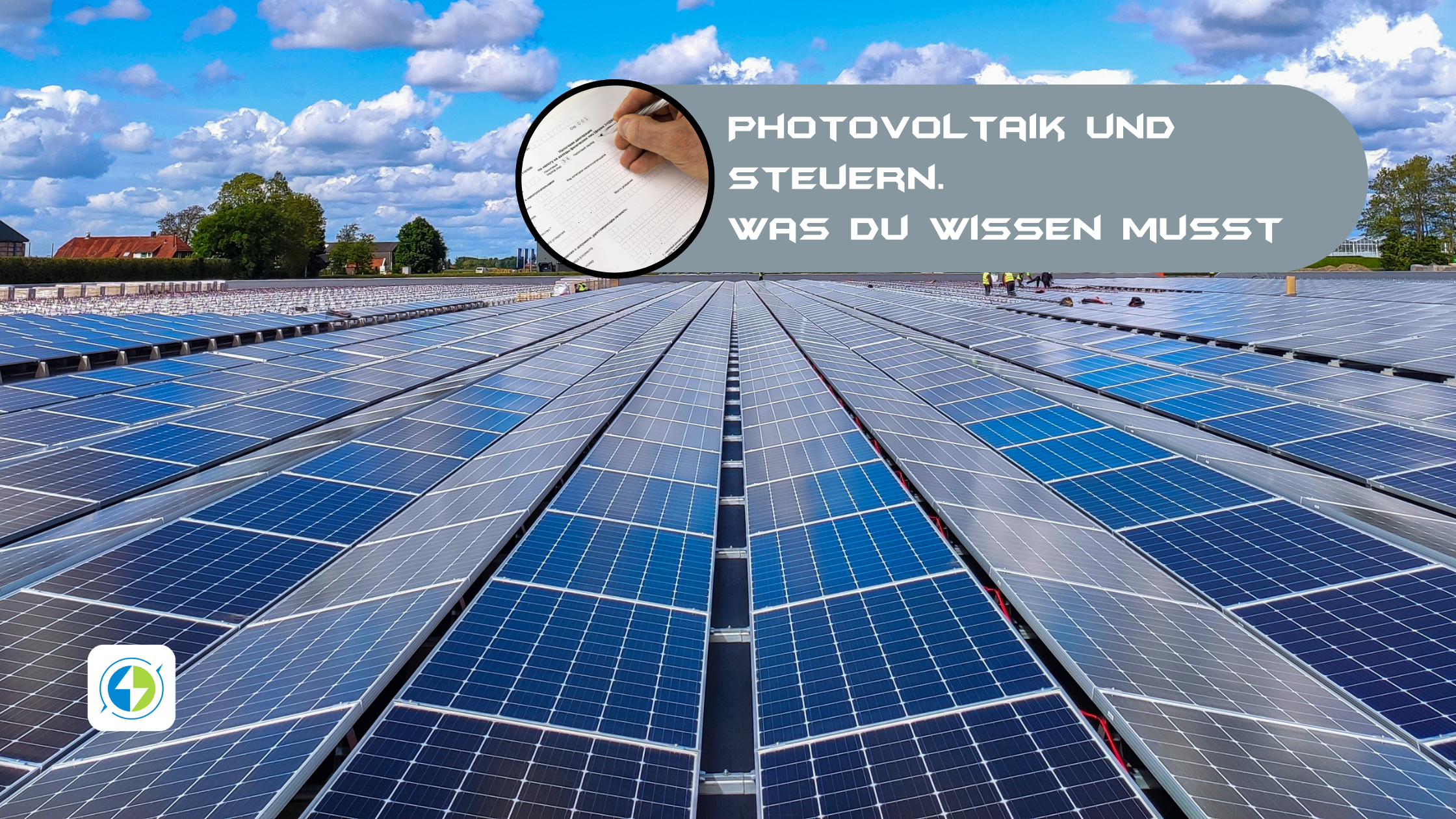 Photovoltaik Steuer: So läuft es bei der PV-Anlage