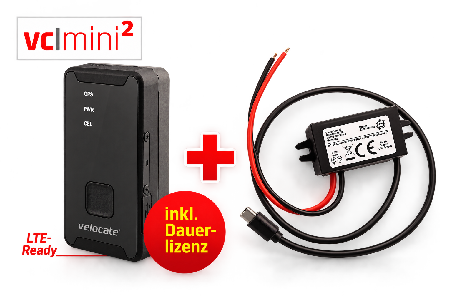 vc|mini² Set mit Adapter