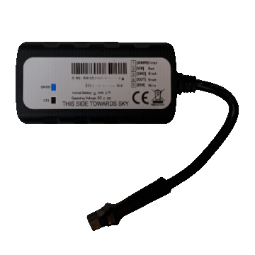 vc|fleet GPS-Sicherheitssystem von velocate – animierte Produktansicht