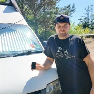 Chris U. mit Camper