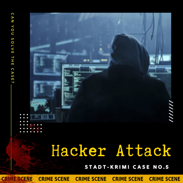 Hacker Typ am Computer
