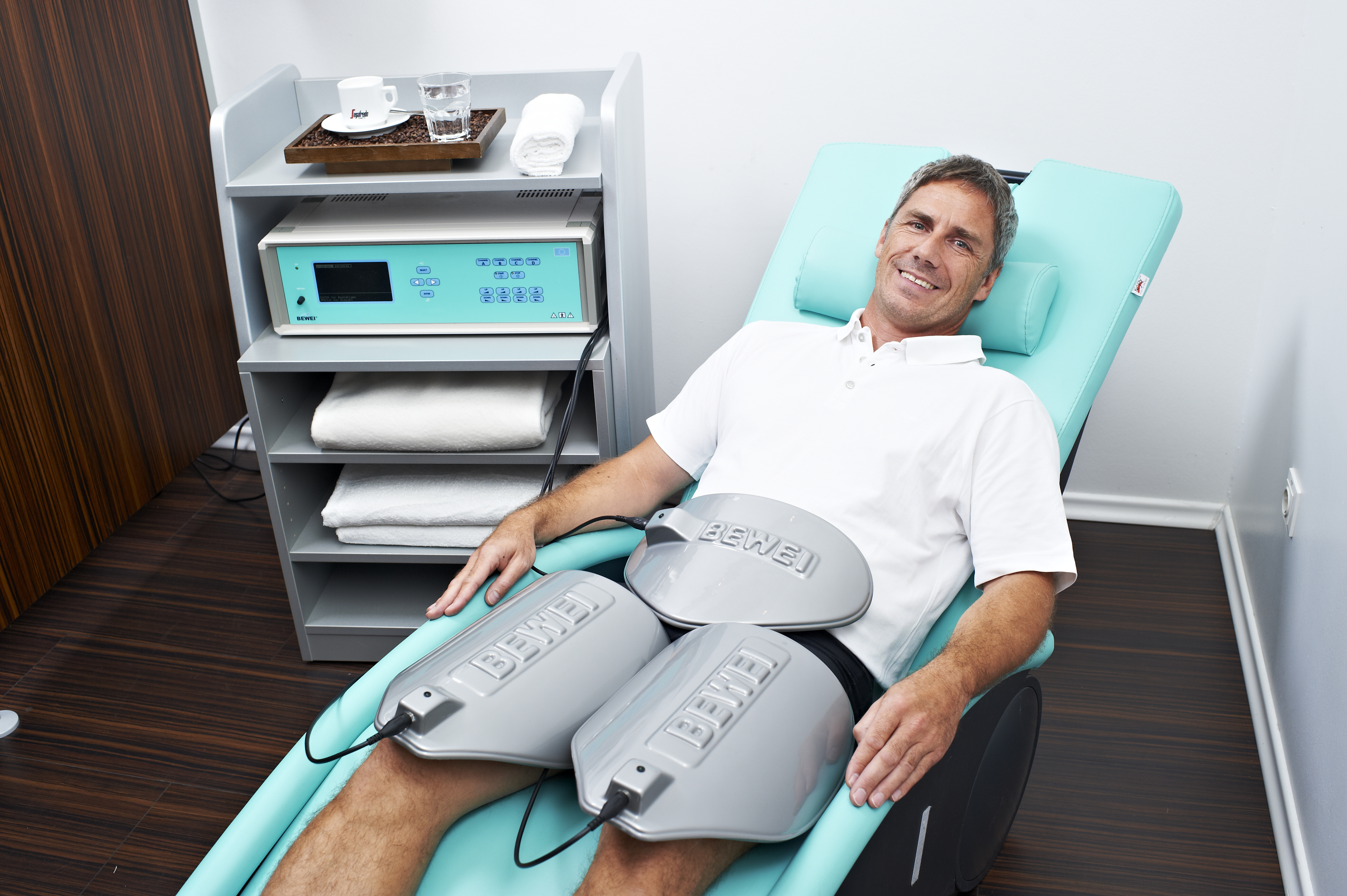 BEWEI Body – Anwendung im Liegen