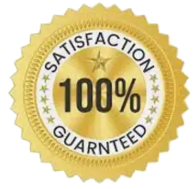 100% satisfaction guaranteed 