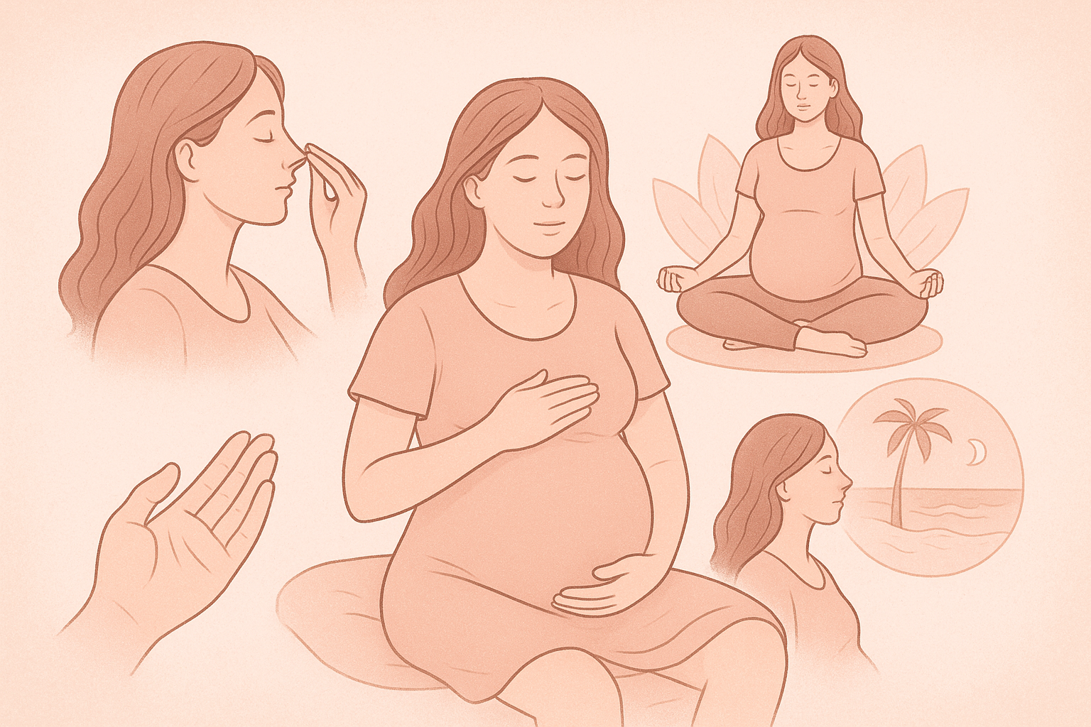 Stress & Gelassenheit in der Schwangerschaft: Atemübungen, Meditation & mentale Stärke