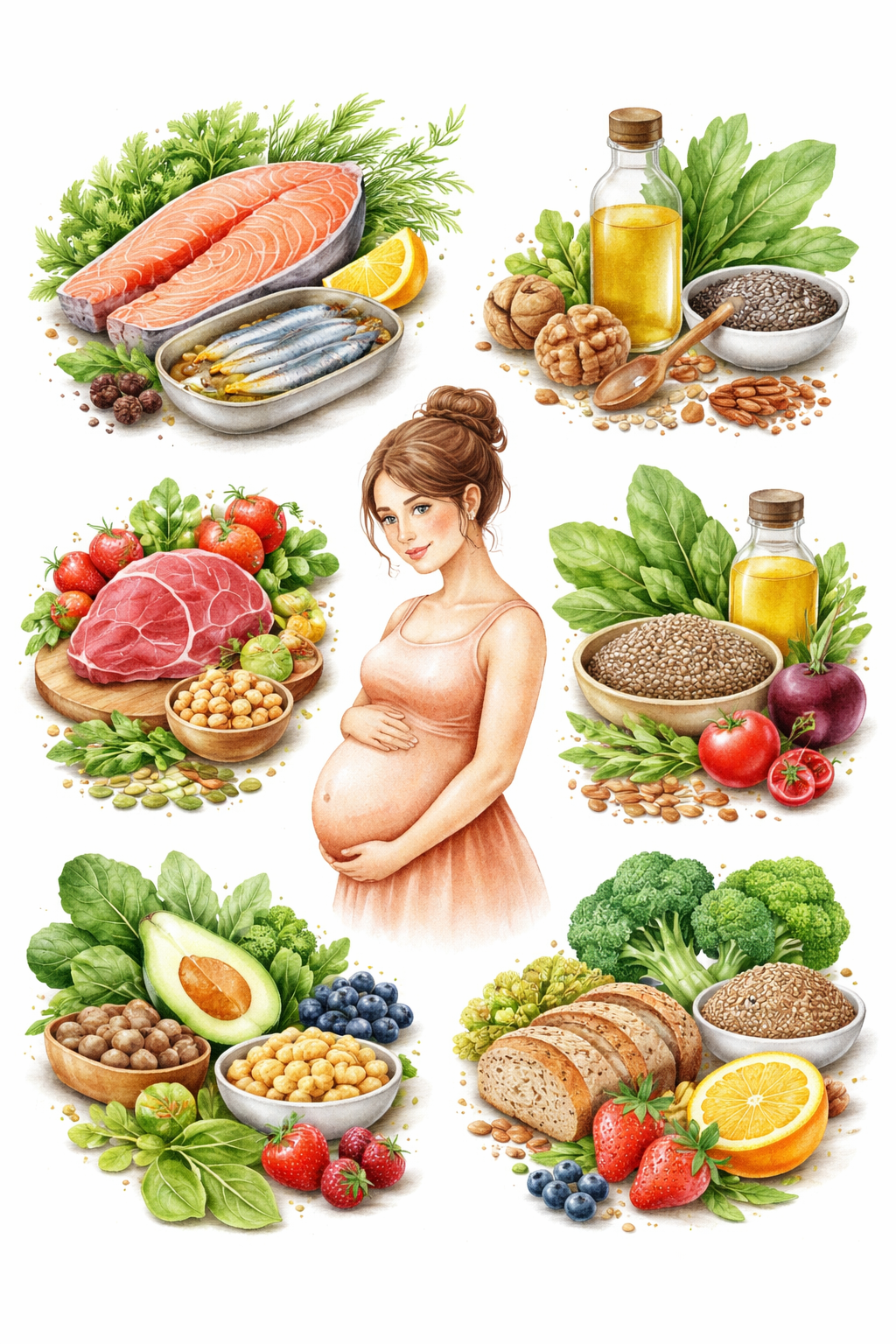 Lebensmittel, die besonders gut für Baby & Mama sind