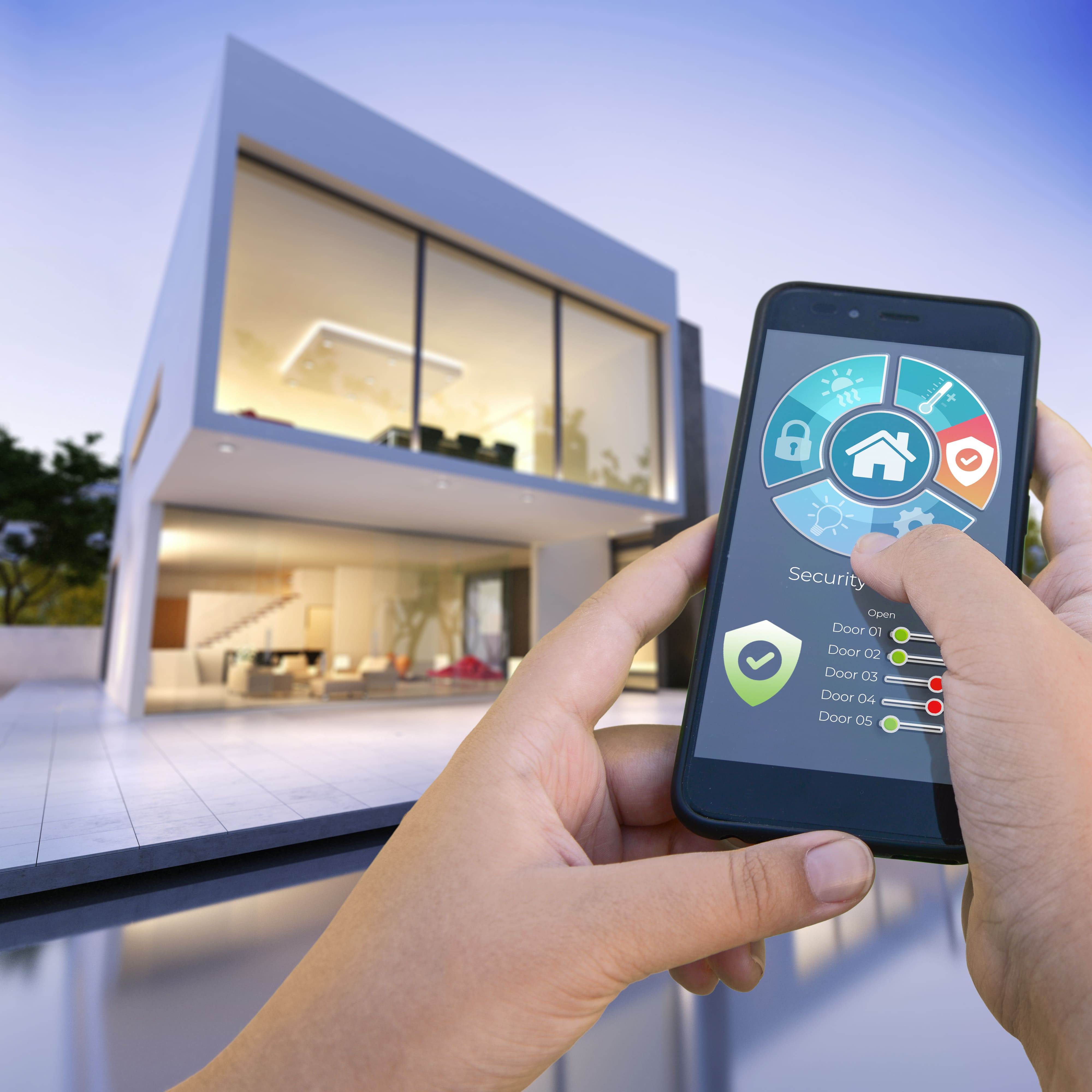 Smart Home App Steuerung