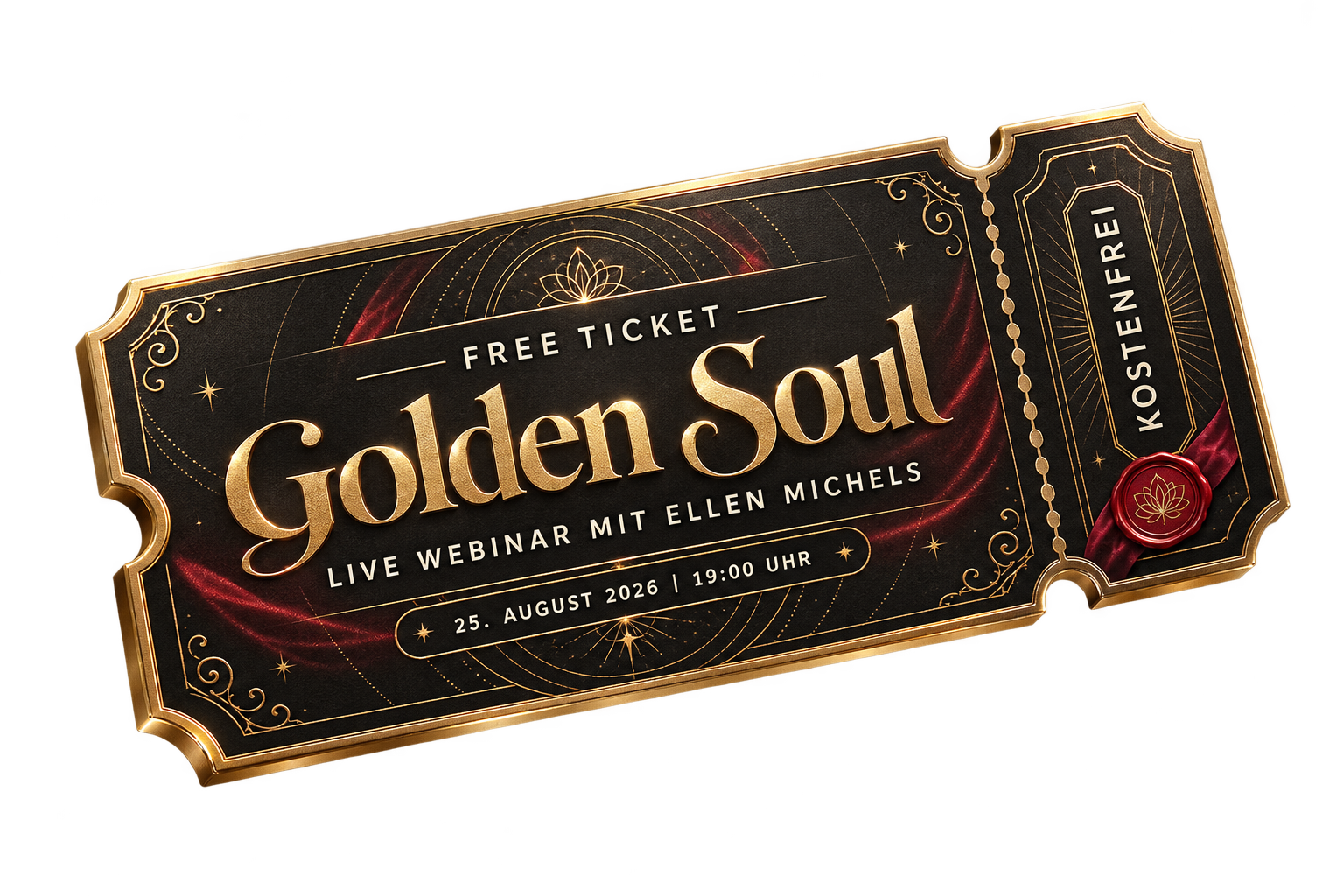 Golden Soul Free Ticket für das Live Webinar mit Ellen Michels