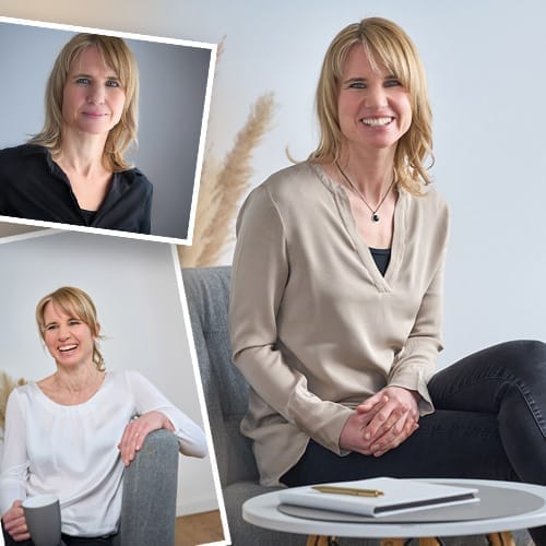 Lächelnde Kundin