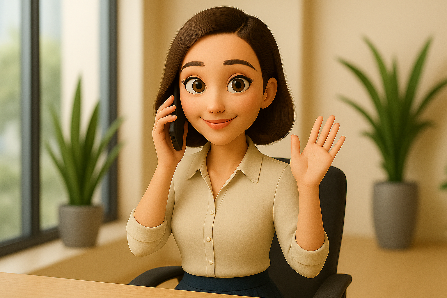 20250723_1825_Office Assistant Waving_remix_01k0w1hs5pfa9tceeenpvxxpvb.png